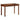 Dining Table 120x60x77 cm Solid Wood Acacia