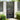 Garden Gate Black 105x205 cm Steel Leaf Design