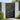 Garden Gate Black 105x155 cm Steel Wave Design