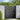 Garden Gate Black 105x106 cm Steel Flame Design