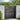 Garden Gate Black 105x106 cm Steel Cross Design