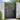 Garden Gate Black 105x130 cm Steel Cross Design