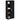 Bathroom Cabinet with Roll Holder Black 39x22x90 cm