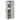 Bathroom Cabinet with Roll Holder Concrete Grey 39x22x90 cm