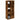 Bathroom Cabinet with Roll Holder Smoked Oak 39x22x90 cm