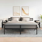 Bedside Cabinets 2 pcs with 2 Drawers Black 40x33x60 cm