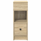 Bedside Cabinets 2 pcs with Drawer Sonoma Oak 25x31x66 cm