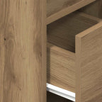 Bedside Cabinets 2 pcs with Drawer Artisan Oak 25x31x66 cm