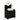 Bedside Cabinet with 2 Drawers Black 40x36.5x62 cm