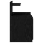 Bedside Cabinets 2 pcs with 2 Drawers Black 40x36.5x62 cm