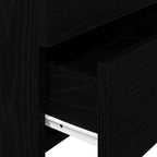 Bedside Cabinets 2 pcs with 2 Drawers Black 40x36.5x62 cm