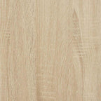 Bedside Table Sonoma Oak 46.5x29x61 cm Engineered Wood