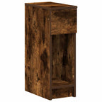 Bedside Cabinet with Drawer Smoked Oak 20x36x60 cm