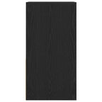 Bedside Cabinet with Drawer Black Oak 35x34x66.5 cm