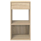 Bedside Cabinets with Drawer 2 pcs Sonoma Oak 35x34x66.5 cm