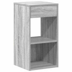 Bedside Cabinets with Drawer 2 pcs Grey Sonoma 35x34x66.5 cm