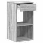 Bedside Cabinets with Drawer 2 pcs Grey Sonoma 35x34x66.5 cm