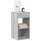 Bedside Cabinets with Drawer 2 pcs Grey Sonoma 35x34x66.5 cm