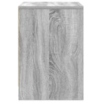 Bedside Cabinet with Drawer Grey Sonoma 40x34x50 cm