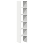 Bookcases 2 pcs Stackable White 30x30x80 cm Engineered Wood