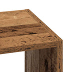 Bookcases 2 pcs Stackable Old Wood 30x30x80 cm Engineered Wood