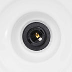 Pendant Lamp Height Adjustable E27 Gloss Yellow Ø 31 cm Metal