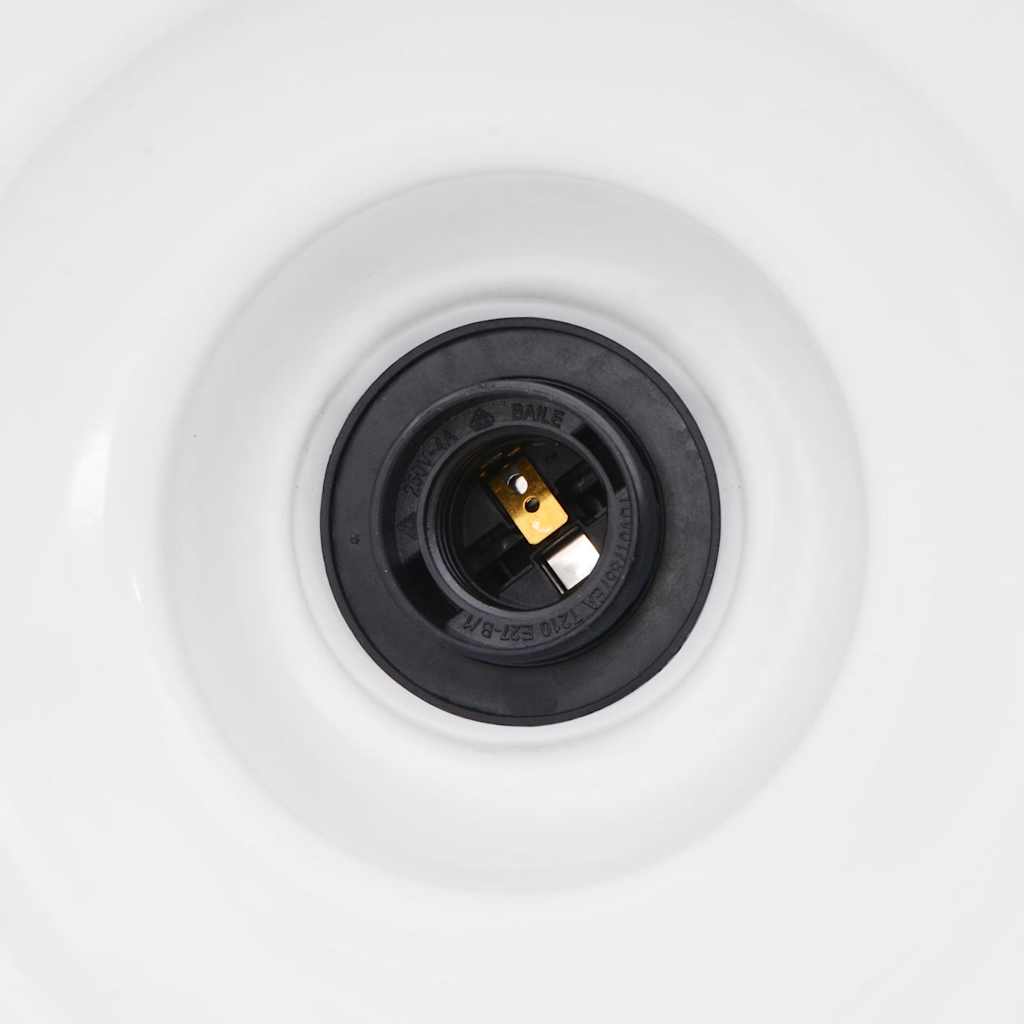 Pendant Lamp Height Adjustable E27 Gloss Yellow Ø 31 cm Metal