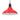 Pendant Lamp Height Adjustable E27 Gloss Red Ø 31 cm Metal
