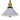 Pendant Lamp Height Adjustable E27 Gloss Grey Ø 22 cm Metal