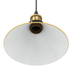 Pendant Lamp Height Adjustable E27 Gloss Yellow Ø 22 cm Metal