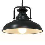Pendant Lamp E27 Black Ø 31 cm Iron