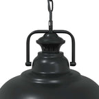 Pendant Lamp E27 Black Ø 31 cm Iron