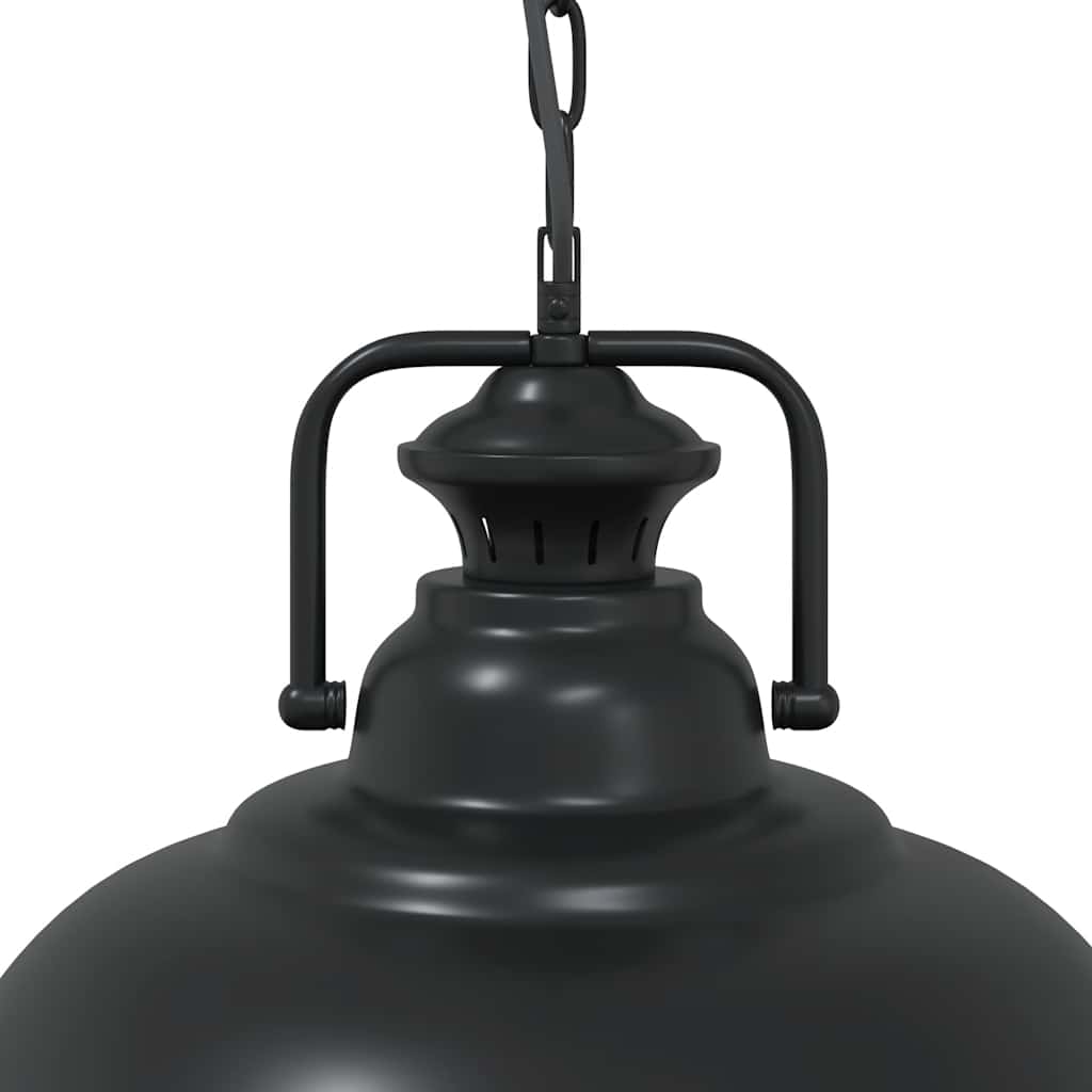 Pendant Lamp E27 Black Ø 31 cm Iron
