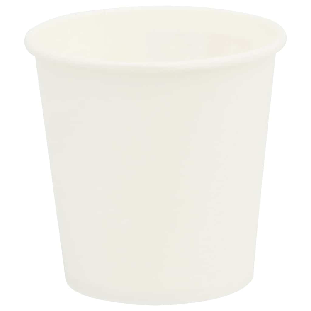 Paper Coffee Cups 1000 pcs 4oz 100ml White
