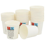 Paper Coffee Cups 1000 pcs 4oz 100ml White