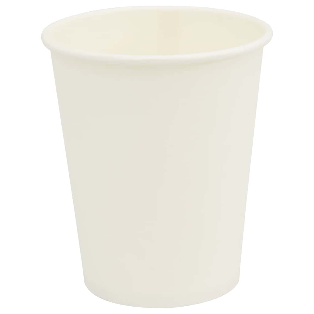 Paper Coffee Cups 1000 Pcs 8Oz 200Ml White
