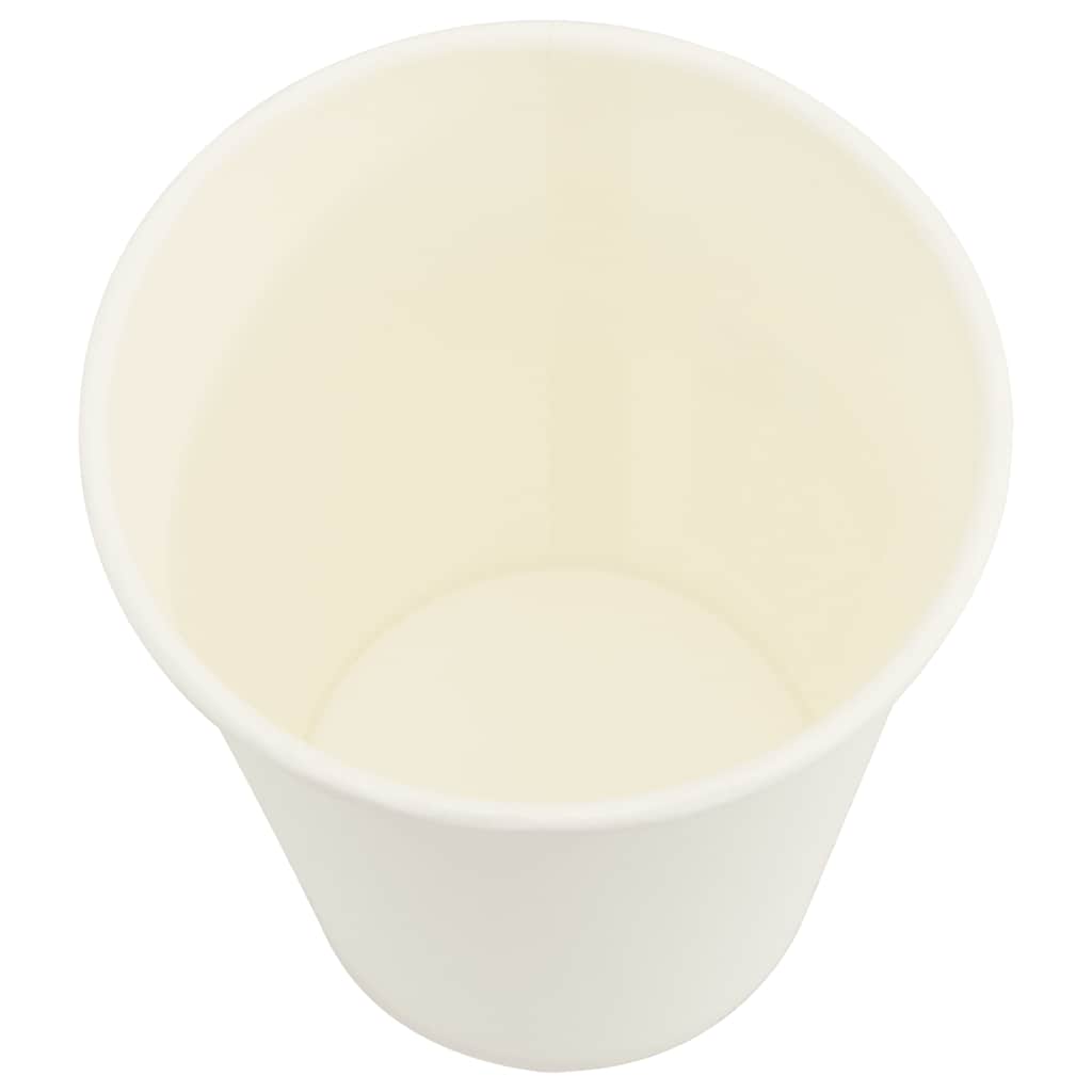 Paper Coffee Cups 1000 Pcs 8Oz 200Ml White