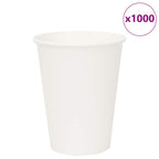 Paper Coffee Cups 1000 pcs 12oz 300ml White