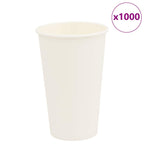 Paper Coffee Cups 1000 Pcs 8Oz 200Ml White