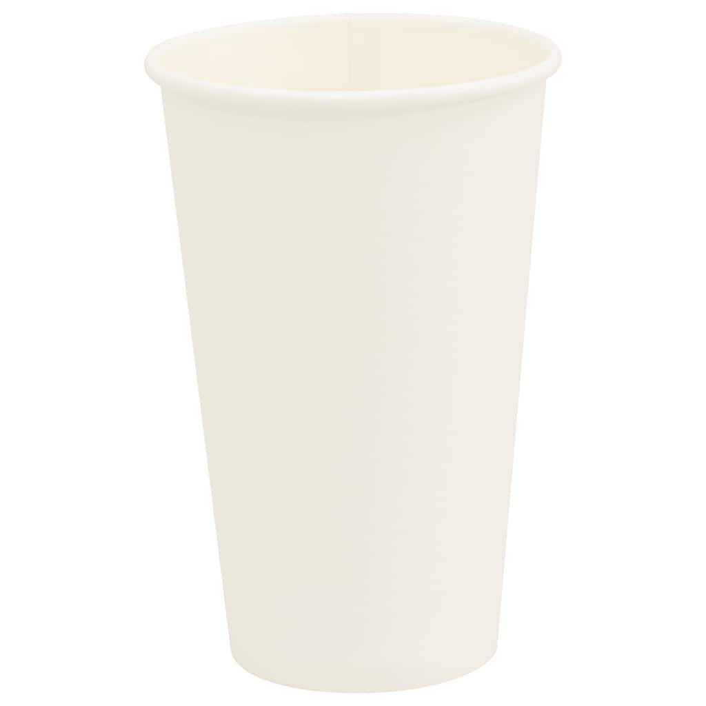 Paper Coffee Cups 1000 pcs 16oz 400ml White