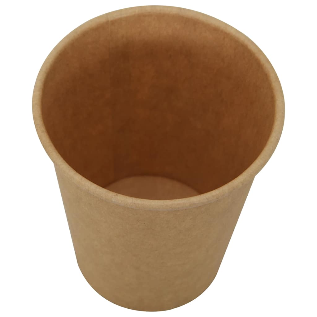 Paper Coffee Cups 1000 pcs 8oz 200ml Brown