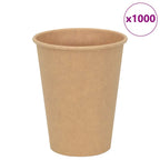 Paper Coffee Cups 1000 Pcs 4Oz 100Ml Brown