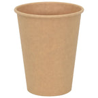Paper Coffee Cups 1000 pcs 12oz 300ml Brown