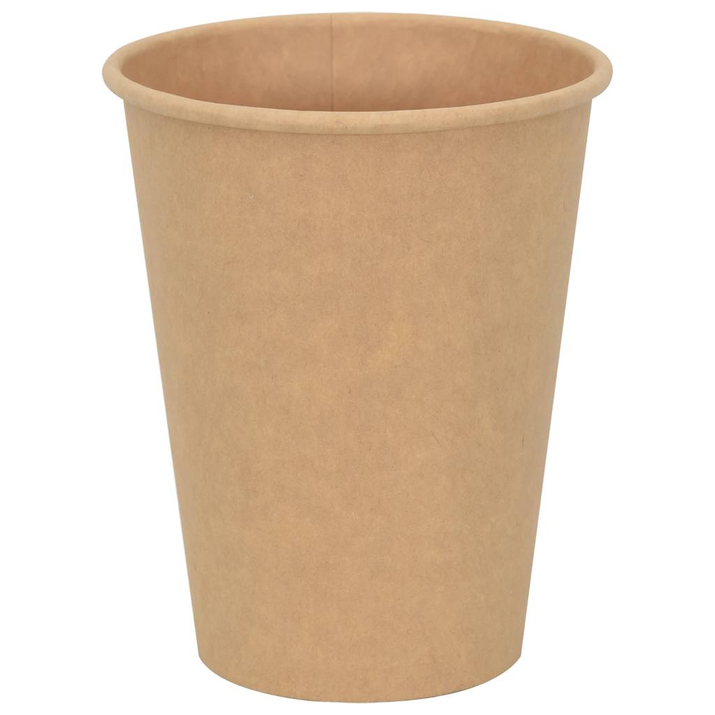 Paper Coffee Cups 1000 pcs 12oz 300ml Brown