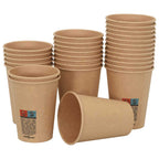 Paper Coffee Cups 1000 pcs 12oz 300ml Brown