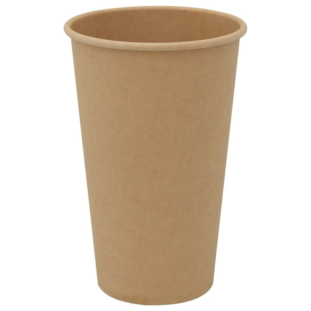 Paper Coffee Cups 1000 pcs 16oz 400ml Brown