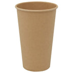 Paper Coffee Cups 1000 pcs 16oz 400ml Brown