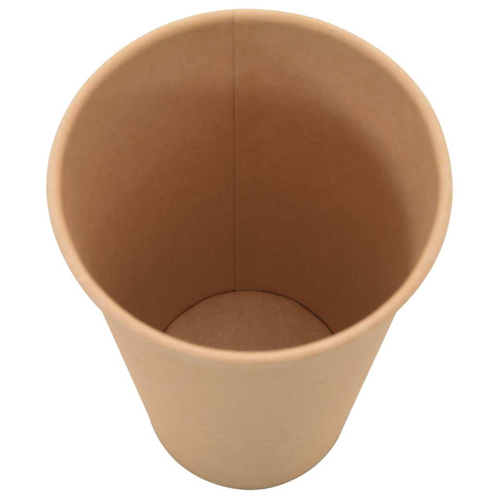 Paper Coffee Cups 1000 pcs 16oz 400ml Brown