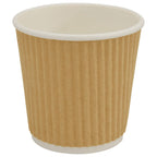 Paper Coffee Cups 1000 pcs 4oz 100ml Brown