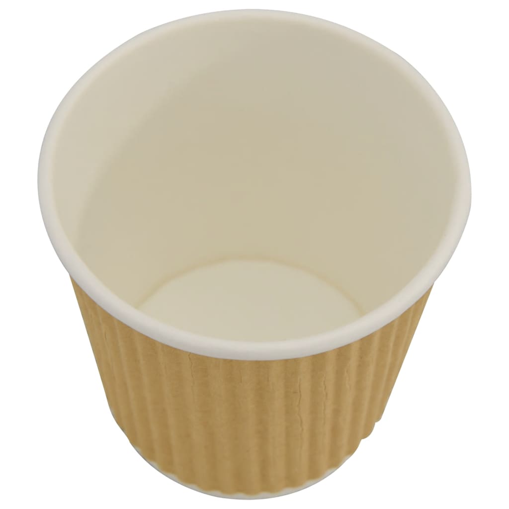 Paper Coffee Cups 1000 pcs 4oz 100ml Brown
